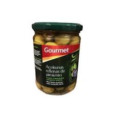 GOURMET OLIVES FARCIES AU POIVRON 420G