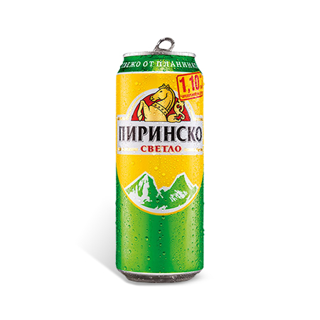 BIÈRE  PIRINSKO / MLADO PIVO CAN 500ML