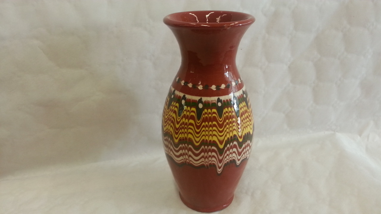 CÉRAMIQUE VASE 20 CM