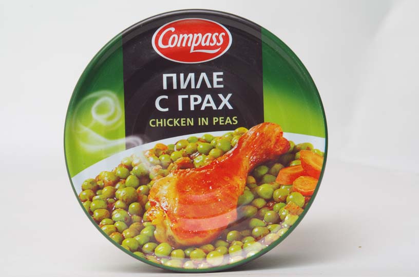 COMPASS POULET PETITS POIS 300G